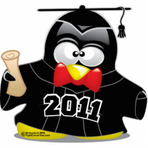 Pingüino 2011 de la graduación esculturas fotograficas