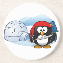 Pingüino antártico de Pitate Posavasos Manualidades