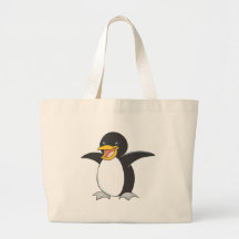 Pingüino de emperador feliz bolsa