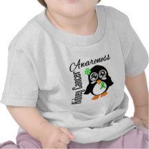 Pingüino de la conciencia del cáncer del riñón camisetas