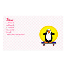 Pingüino de Paulie Tarjetas De Visita