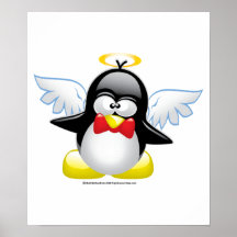 Pingüino del ángel impresiones