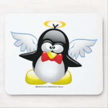 Pingüino del ángel tapetes de raton
