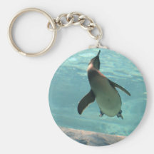 Pingüino del baile llaveros personalizados