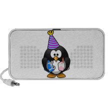 Pingüino del fiesta PC altavoces