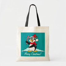 Pingüino del navidad bolsa