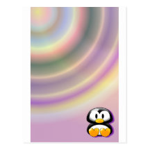 Pingüino demasiado lindo postales