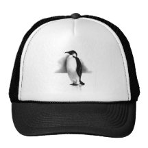 PINGÜINO EN LÁPIZ: ARTE DEL REALISMO GORRAS