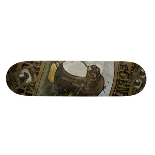 Pingüino legendario del vuelo patineta personalizada