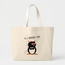 ¡Pingüino ningún, LE IGNORO! La bolsa de asas