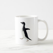 Pingüino social torpe taza