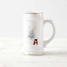 Pingüino Stein del pirata Taza