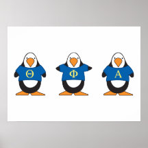 Pingüinos con el camisetas posters