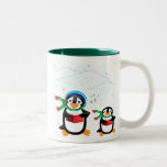 Pingüinos de Caroling - cubierta la taza de los pa