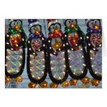 Pingüinos de Navidad Tarjetas