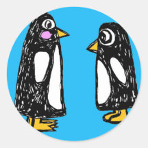 Pingüinos de Wazzup de los pegatinas