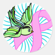Pink Ribbon Klistermärken