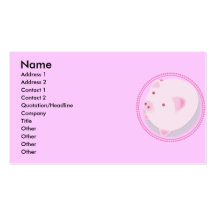 Pinky_Pig Plantilla De Tarjeta Personal