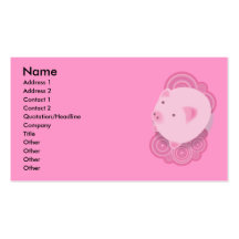 Pinky_Pig Tarjeta De Visita