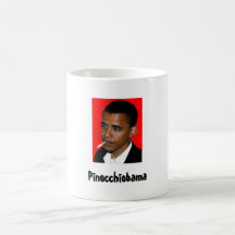 Pinocchiobama Taza De Café