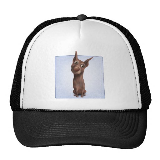 Pinscher del Doberman (cervatillo) Gorros Bordados