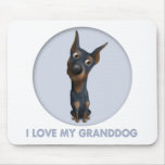 Pinscher del Doberman (negro y moreno) Granddog Alfombrilla De Ratones