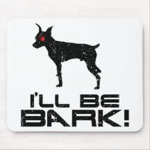 Pinscher miniatura alfombrilla de ratones