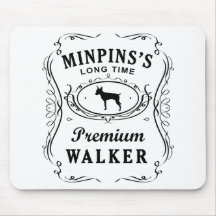 Pinscher miniatura alfombrillas de raton