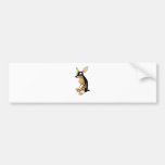 Pinscher miniatura etiqueta de parachoque