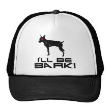 Pinscher miniatura gorras de camionero