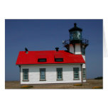 Pinta. Estación ligera de Cabrillo, Mendocino, CA Felicitación