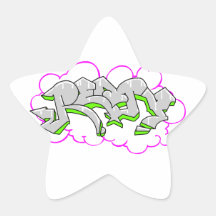 Pintada conocida de Remy Pegatinas Forma De Estrellaes