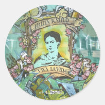 Pintada de Frida Kahlo Pegatinas