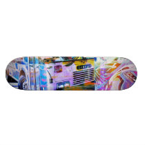 Pintada de las calles de San Francisco del autobús patineta