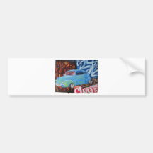 pintada del coche pegatina de parachoque