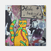 Pintada del tigre iman para frigorífico