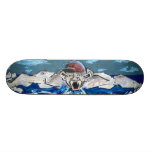 Pintada: el nadador - patineta personalizada