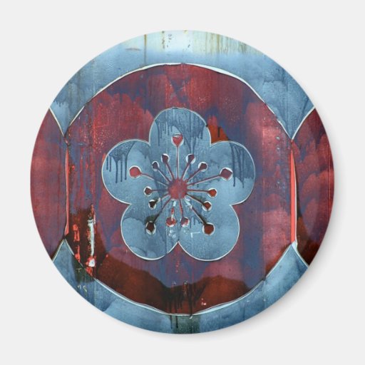 Pintada floral imanes para frigoríficos