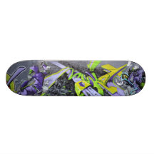 Pintada futurista - patin personalizado