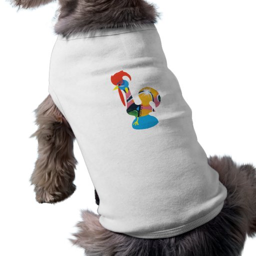 Pintada Galo Camisa De Perrito