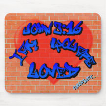 Pintada Mousepad del 3:16 de Juan Tapetes De Ratones