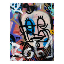Pintadas urbanas del arte postal