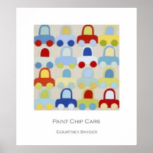 Pinte el poster de los coches del microprocesador