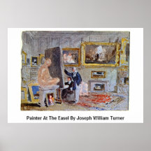 Pintor en el caballete de José Guillermo Turner Impresiones