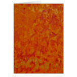 Pintura abstracta en la tarjeta de felicitación (e