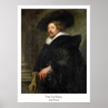 Pintura al óleo de Peter Paul Rubens del autorretr Posters