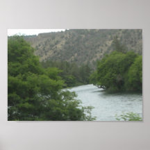 Pintura al óleo del río de Deschutes Impresiones