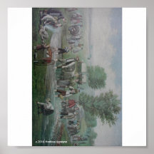 PINTURA AL ÓLEO (SILENCIADA) AMERICANA DE LOS PION IMPRESIONES