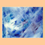 Pintura de acrílico abstracta feliz del arte tarjetas postales