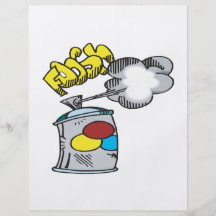 Pintura de aerosol tarjetón